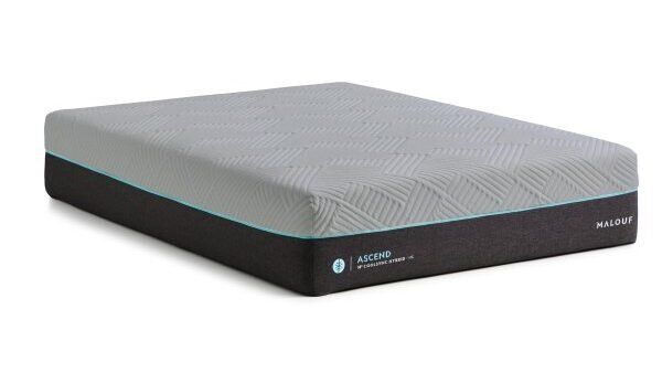 Malouf Ascend 14 inch mattress w/ CoolSync Hybrid & Hyperchill